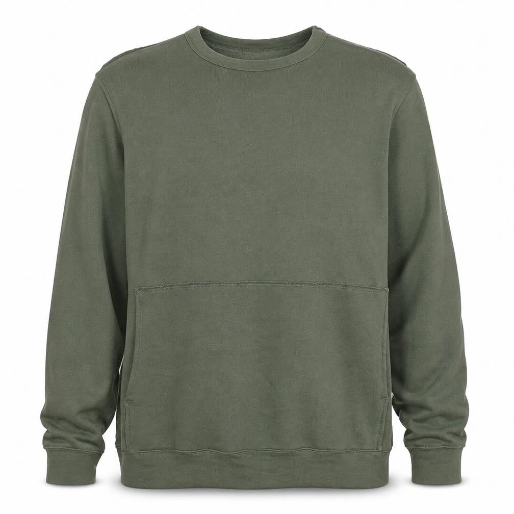 Bella + Canvas Men’s Green XL Pullover Fleece Sweatshirt