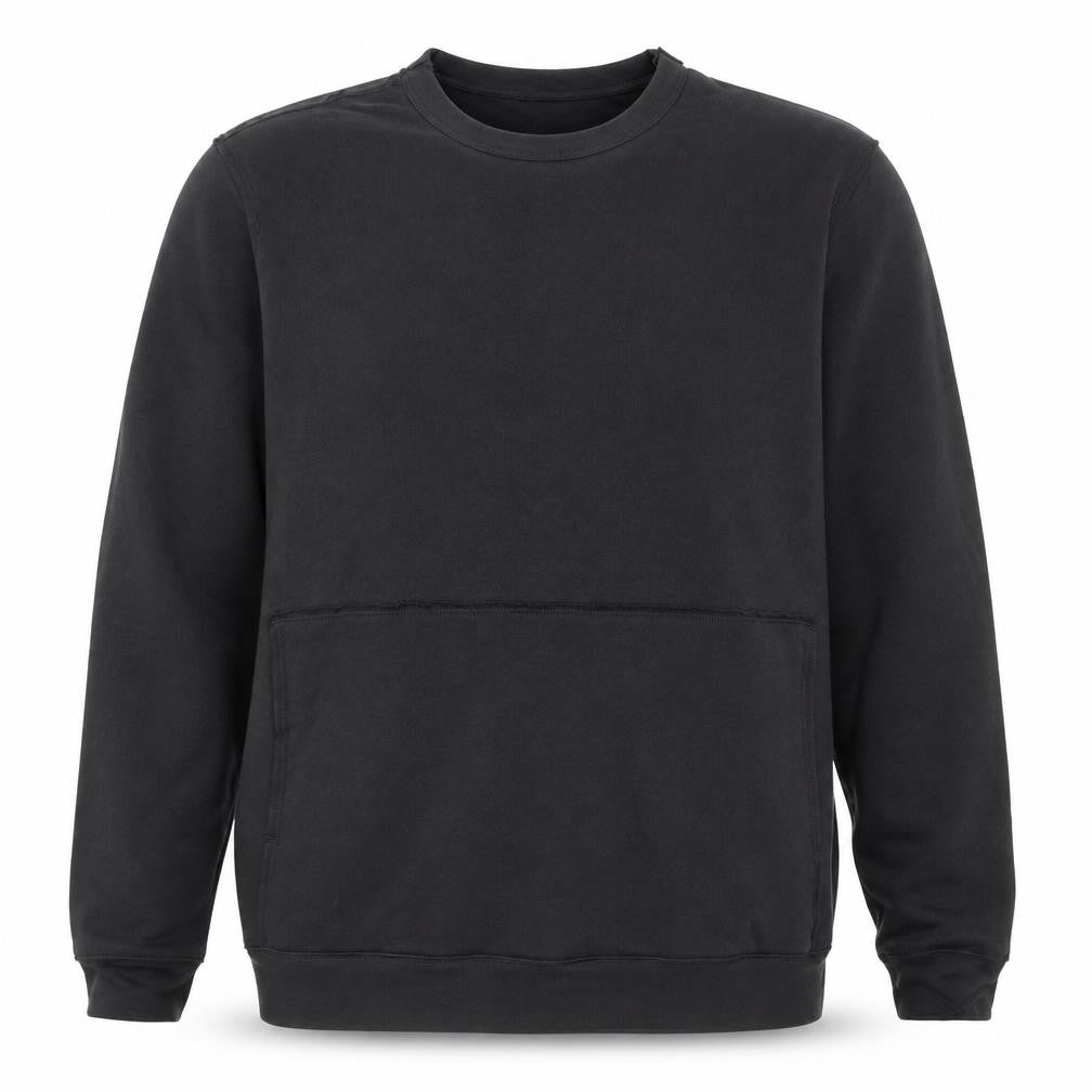 Bella + Canvas Men's Black XL Fleece Pullover Sweatshirt