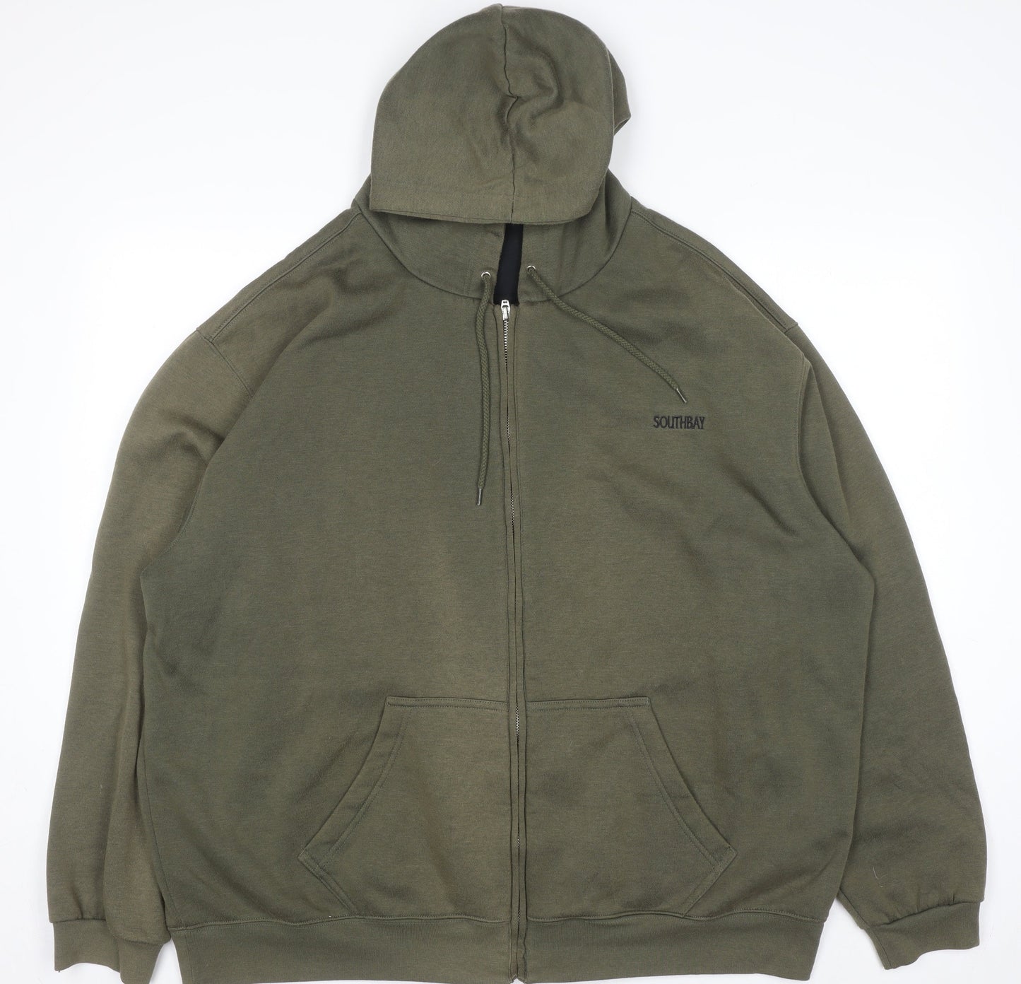 Southbay Men's Green XL Full Zip Hoodie with Pockets