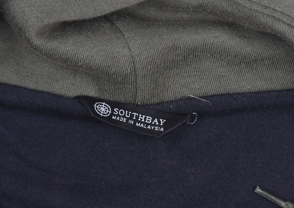 Southbay Men's Green XL Full Zip Hoodie with Pockets