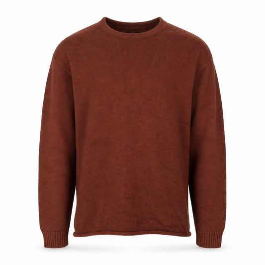 Zara Men's Brown Cotton Crew Neck XL Jumper