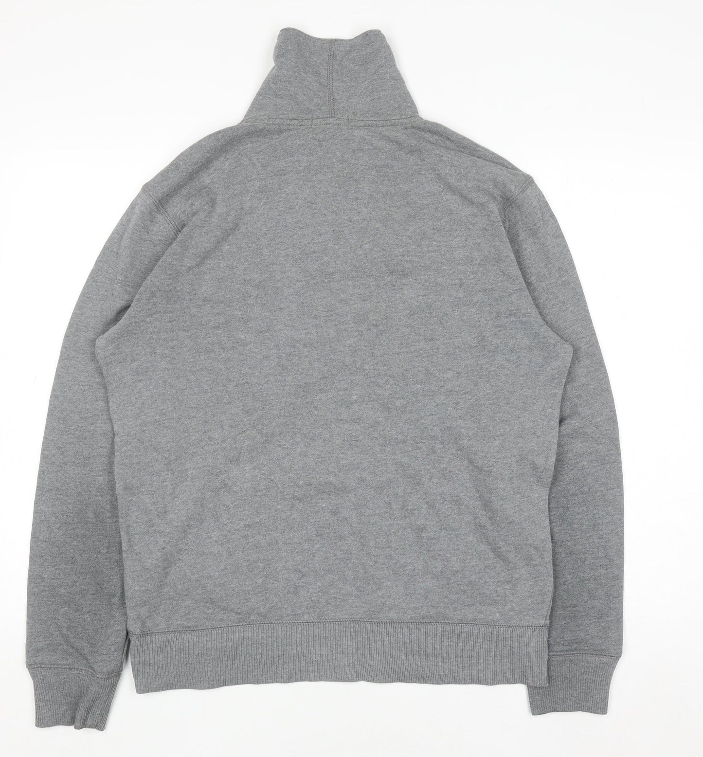 Gap Women Grey Pullover Sweatshirt with Button Neck M