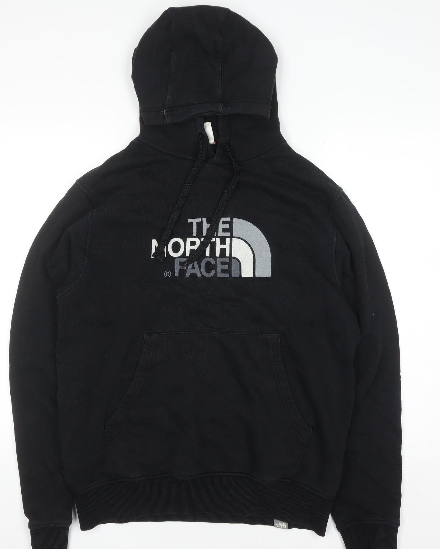 The North Face Mens Black Medium Pullover Hoodie Cotton Logo