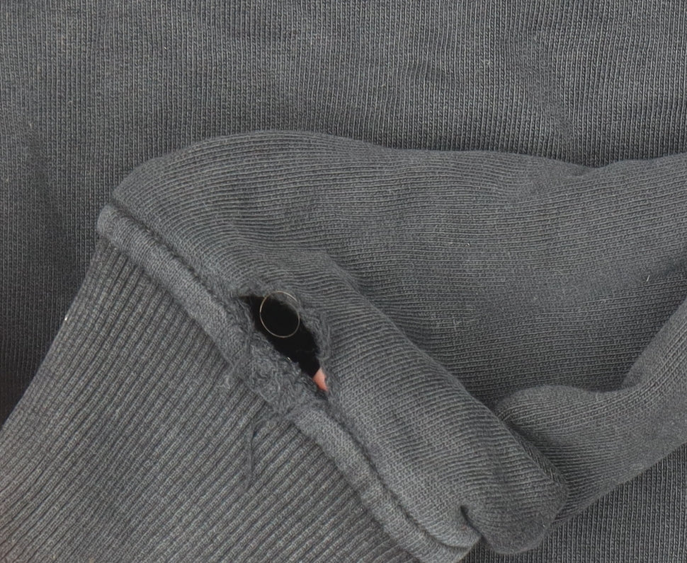 The North Face Mens Black Medium Pullover Hoodie Cotton Logo