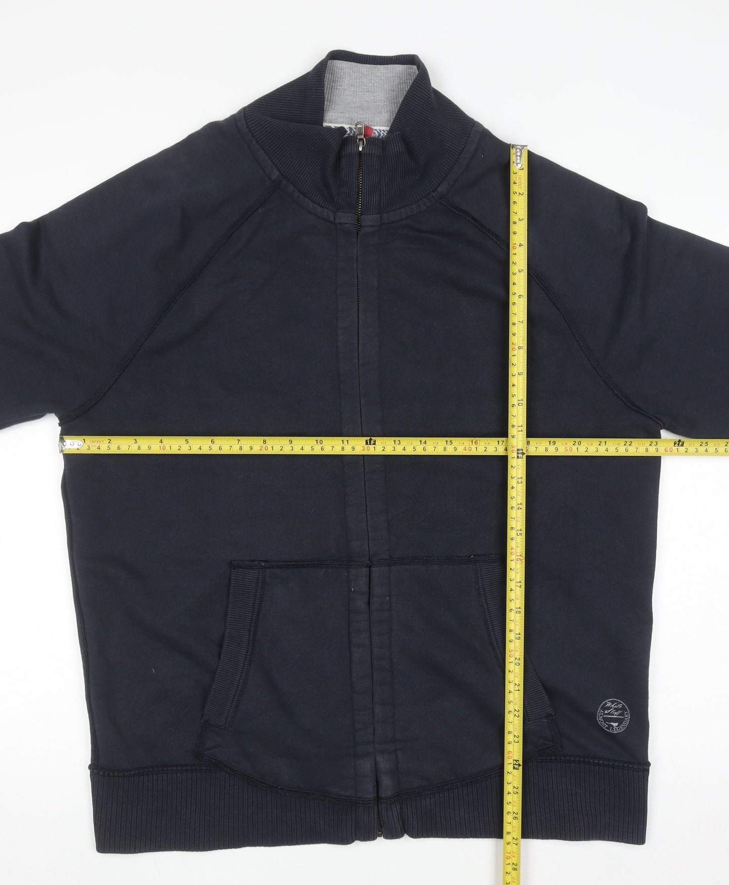 White Stuff Men's Blue 2XL Full Zip Sweatshirt