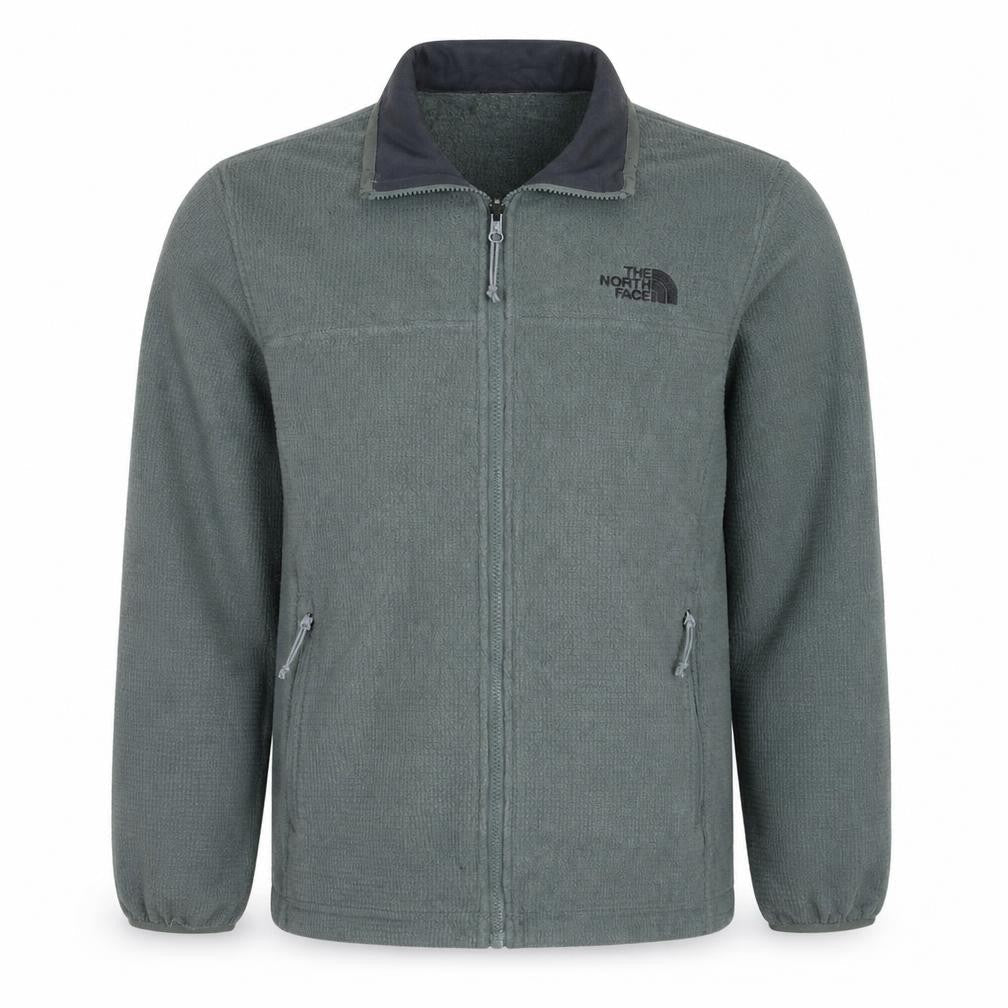 The North Face Men's Green Fleece Full Zip Jacket Size S