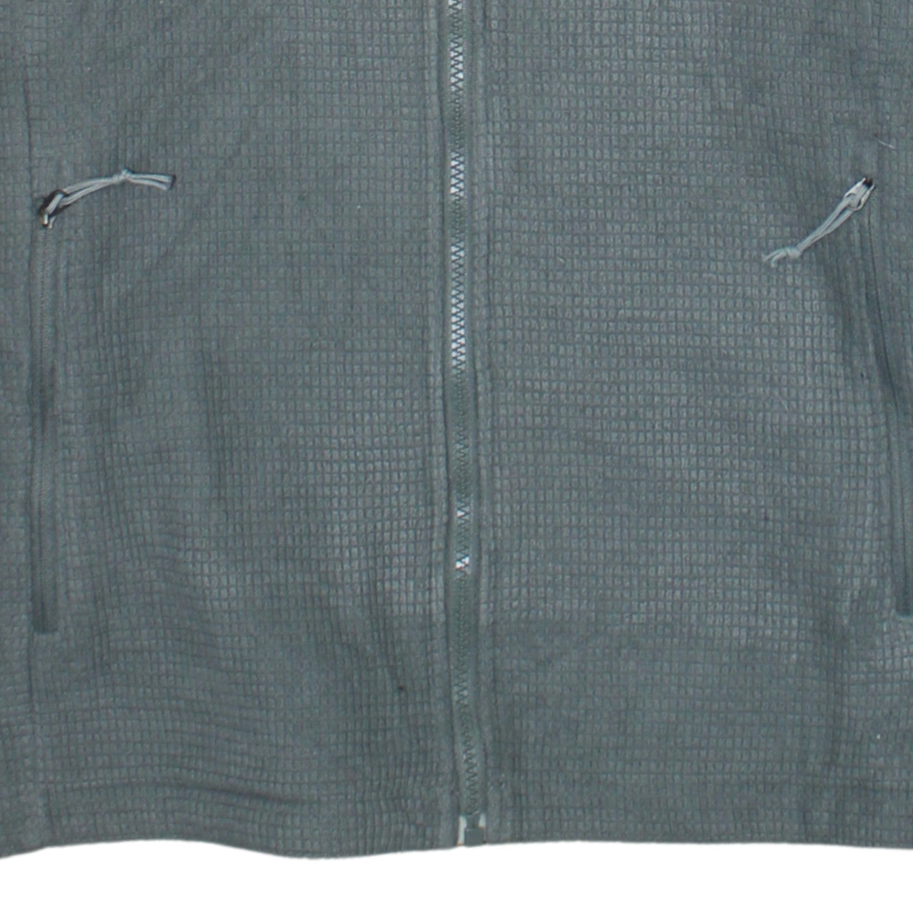 The North Face Men's Green Fleece Full Zip Jacket Size S