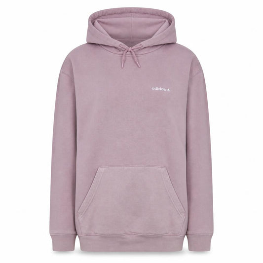 Adidas Womens Mauve Pullover Hoodie Size 10 Cotton Blend Casual