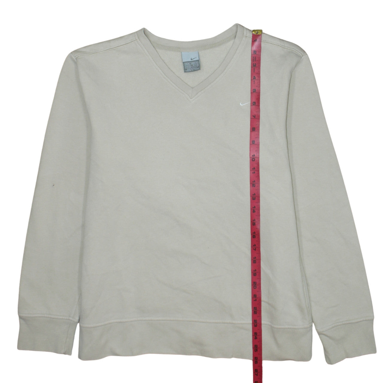Nike Men's Beige XL V-Neck Pullover Sweatshirt Fleece