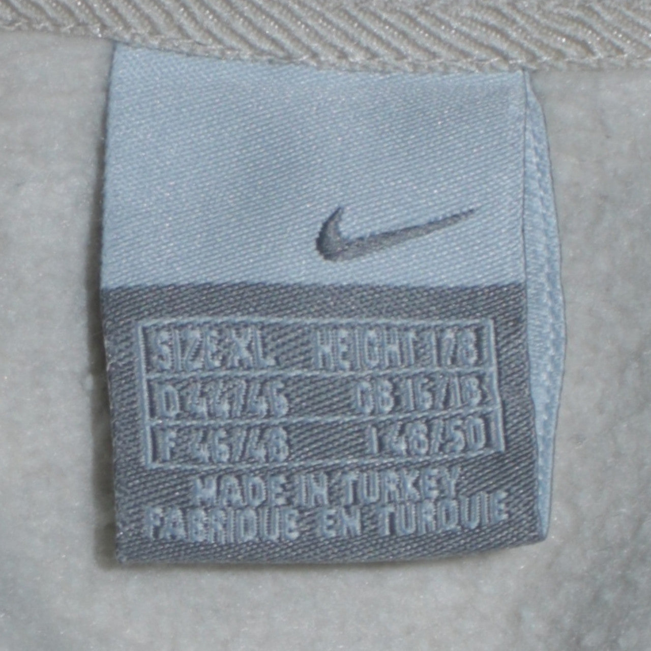 Nike Men's Beige XL V-Neck Pullover Sweatshirt Fleece