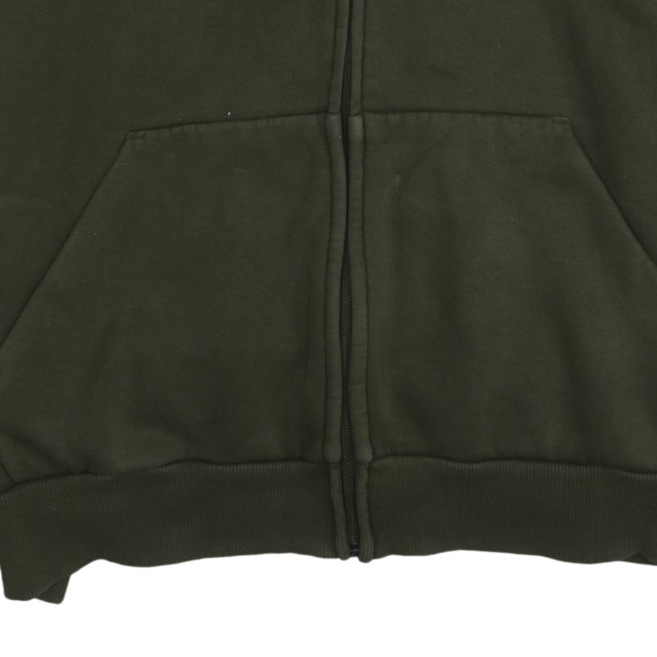 Puma Mens Green Full Zip Hoodie XL Regular Fit Sportswear