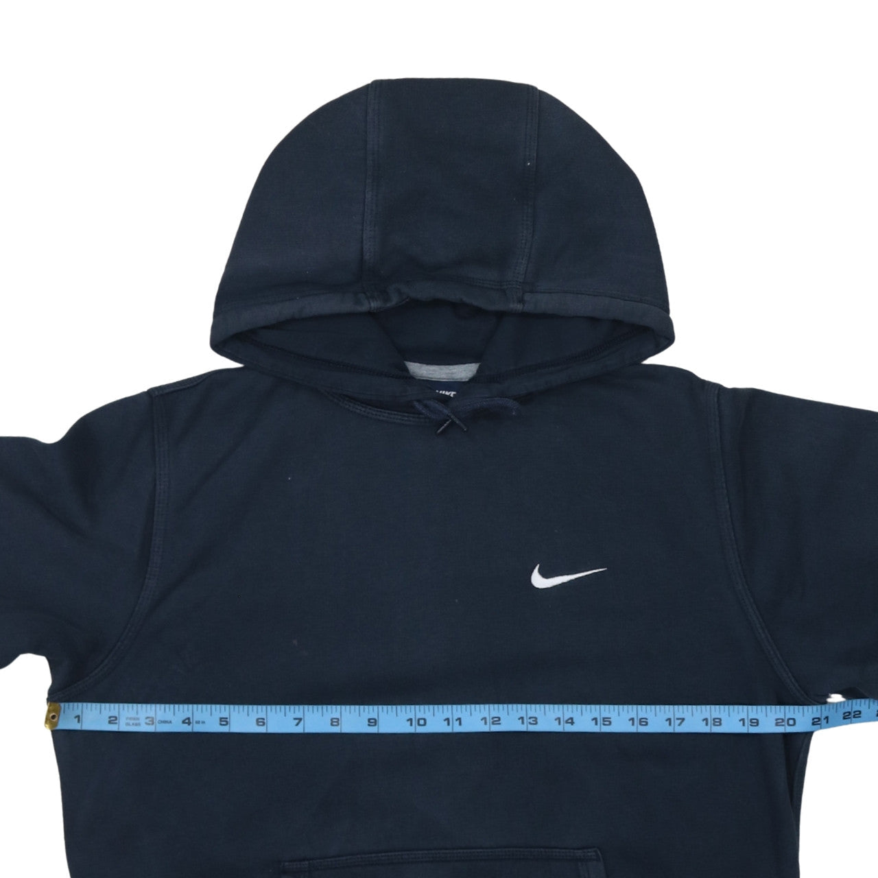 Nike Mens Blue Pullover Hoodie L Long Sleeve Fleece Sweatshirt