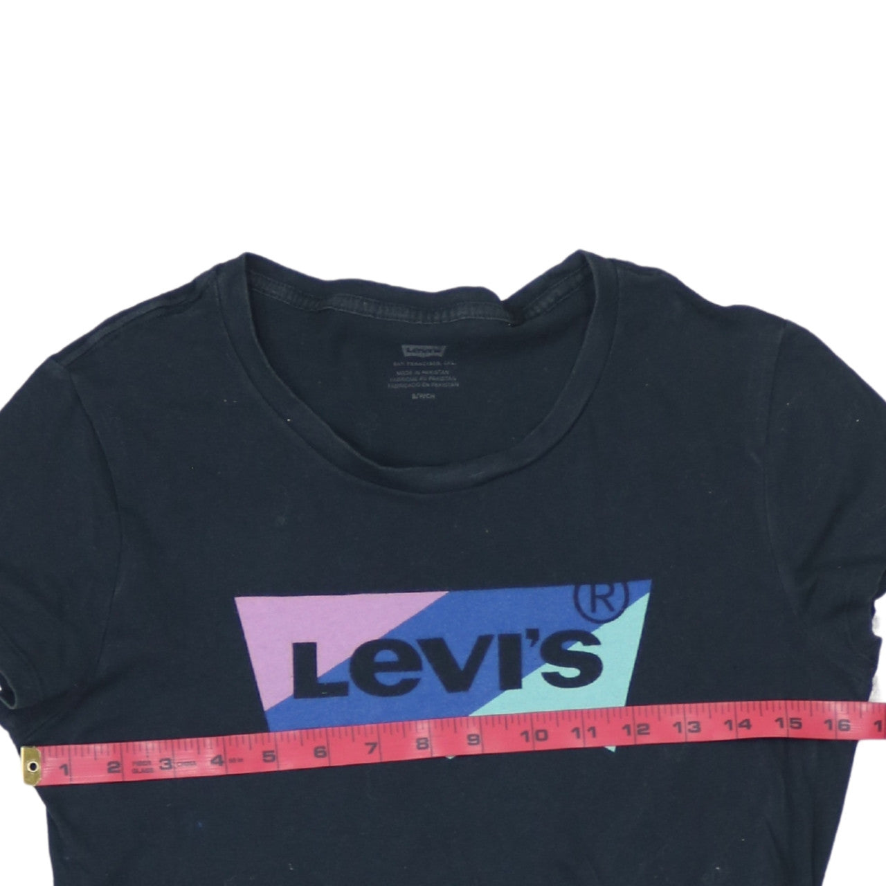 Levi's Women's Black Short Sleeve Cotton Logo T-Shirt Size S