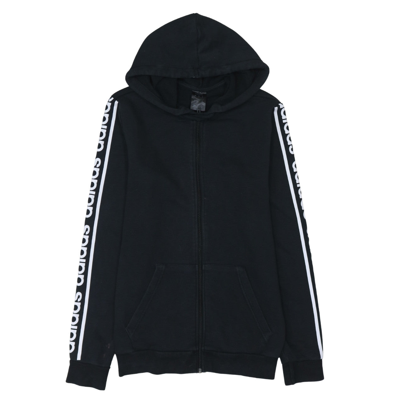 adidas Men's Black Full Zip Hoodie Small Lightweight Sportswear