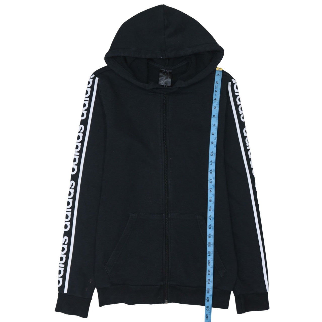 adidas Men's Black Full Zip Hoodie Small Lightweight Sportswear
