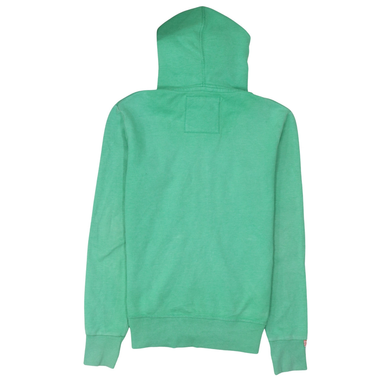 Superdry Men's Green Full Zip Hoodie Sweatshirt S Classic Fit