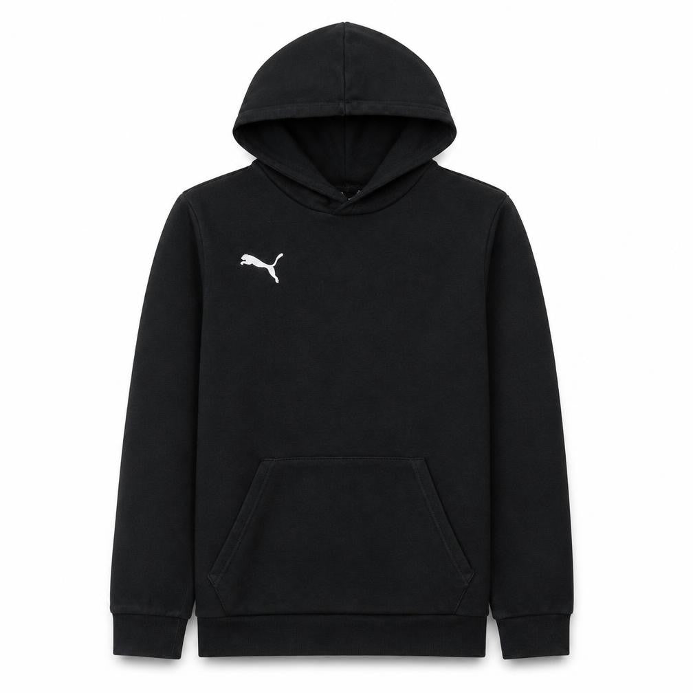 Puma Boys Black Pullover Hoodie 15-16 Years Athletic Fit Logo Design