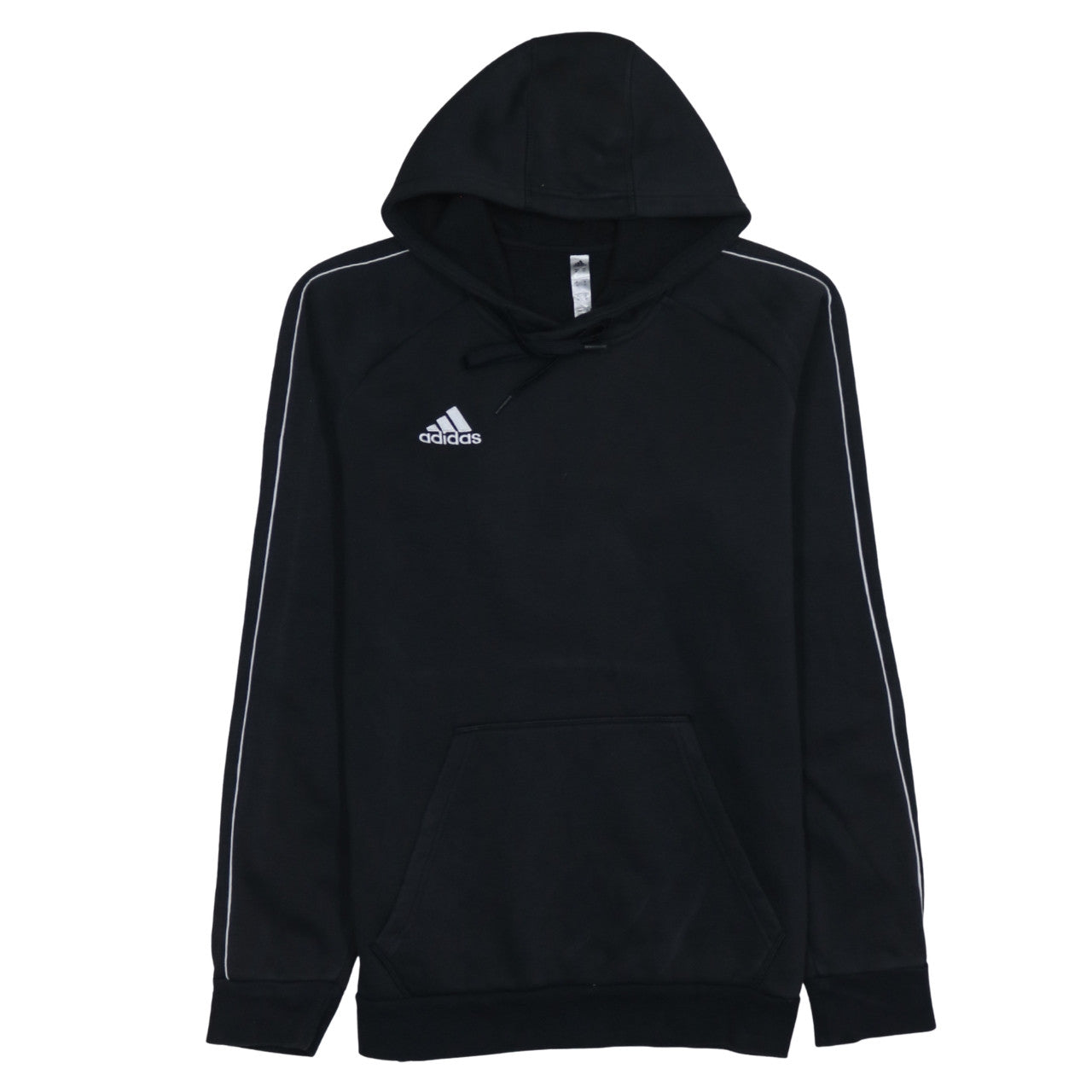 Adidas Men's Black Pullover Hoodie M Sports Fleece Sweatshirt