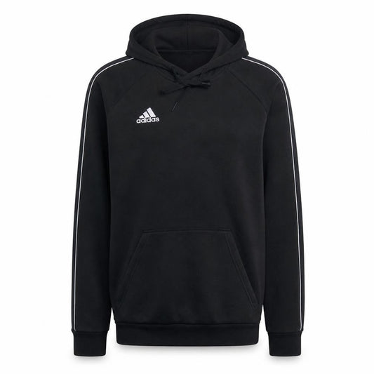 Adidas Men's Black Pullover Hoodie M Sports Fleece Sweatshirt