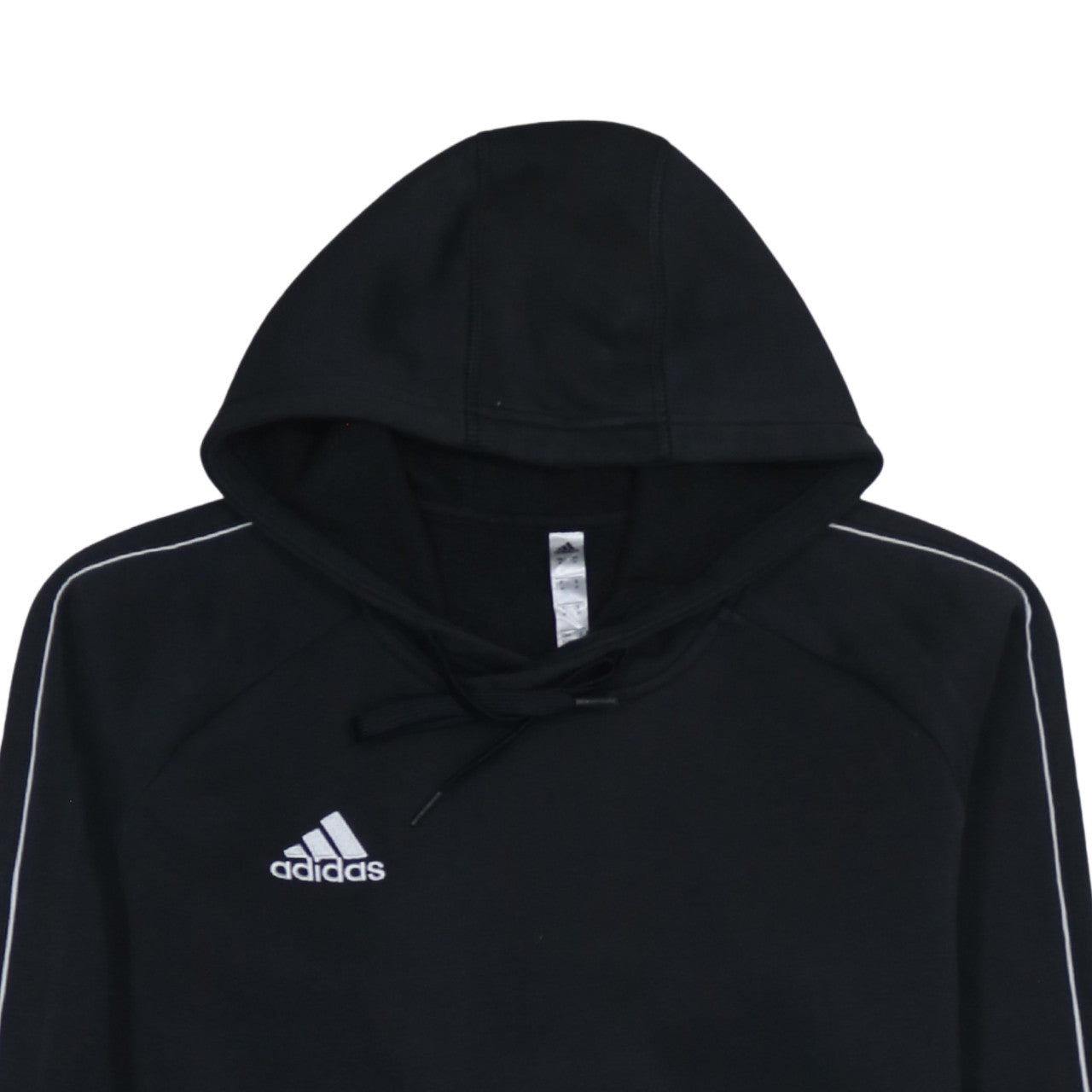 Adidas Men's Black Pullover Hoodie M Sports Fleece Sweatshirt
