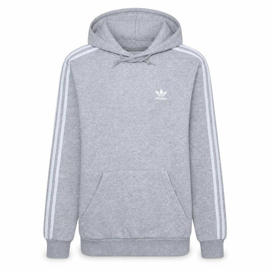 adidas Men’s Grey XS Pullover Hoodie Regular Fit Sports Fleece