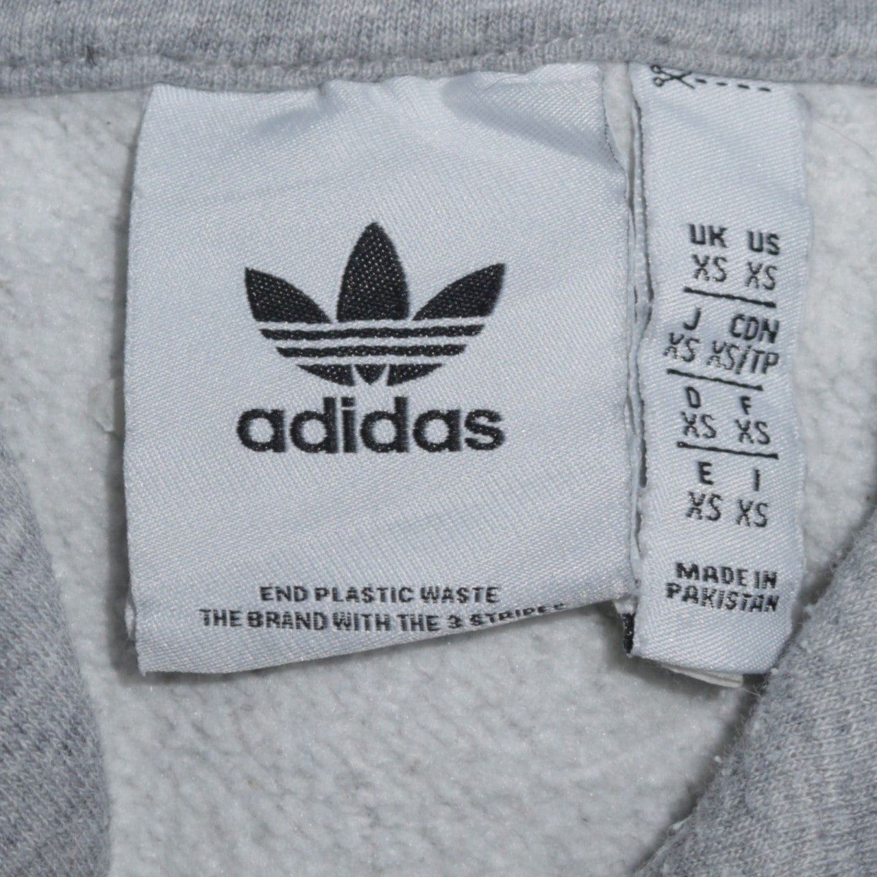 adidas Men’s Grey XS Pullover Hoodie Regular Fit Sports Fleece