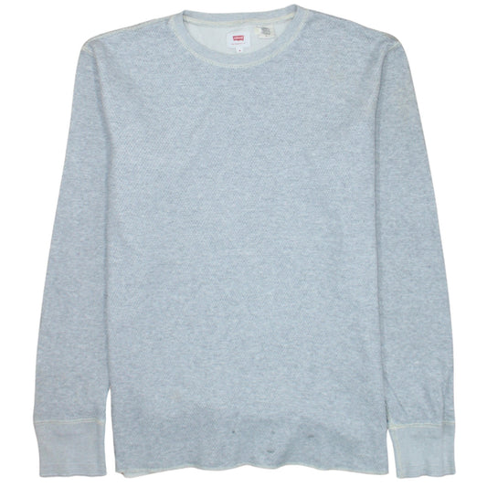 Levi's Men's Grey Pullover Crew Neck Sweatshirt Size M