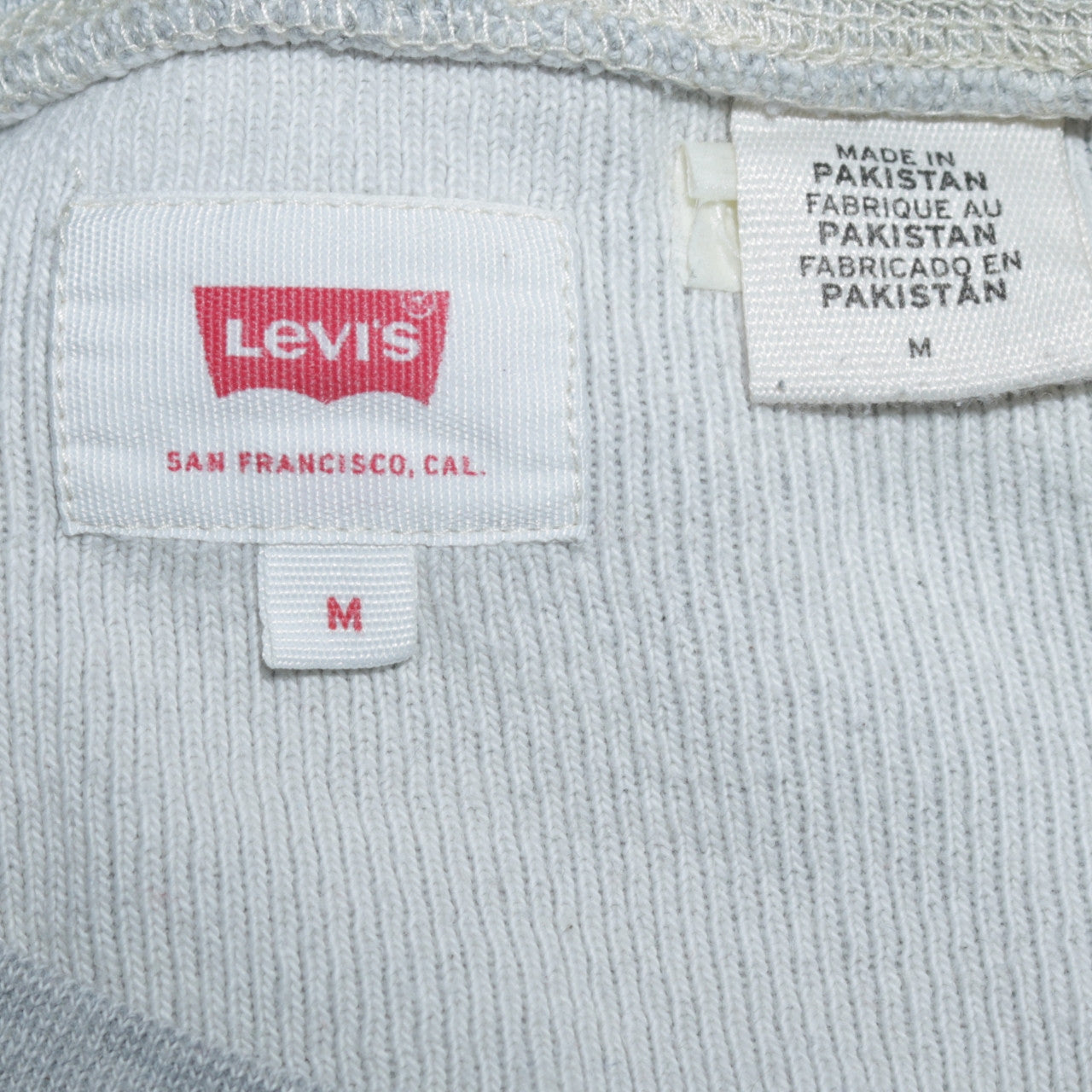 Levi's Men's Grey Pullover Crew Neck Sweatshirt Size M