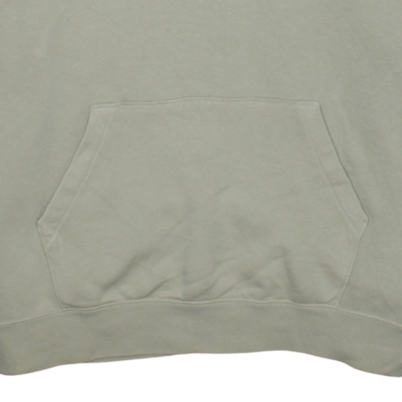 Nike Men's Beige XL Pullover Hoodie with Logo and Kangaroo Pocket