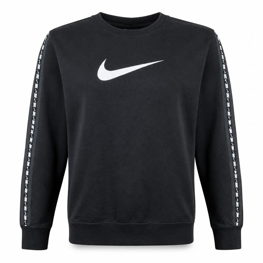 Nike Women's Black M Crew Neck Pullover Sweatshirt with Logo