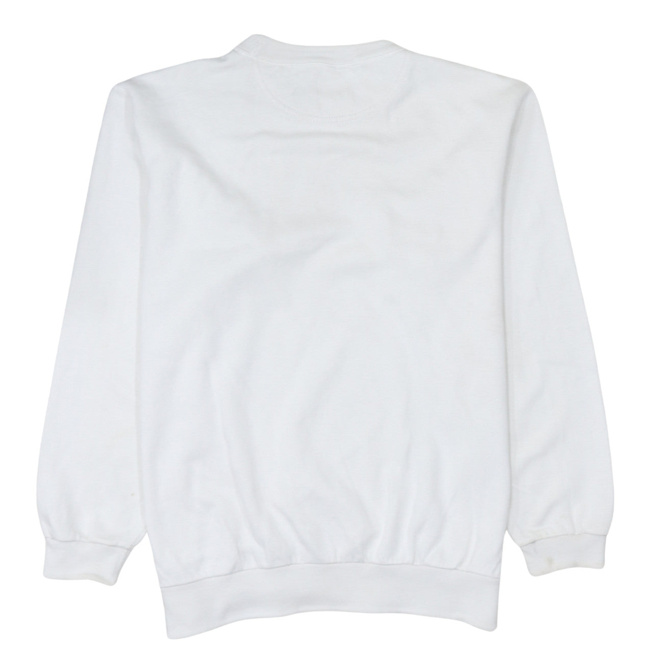 Champion Men's White L Pullover Sweatshirt Embroidered Logo