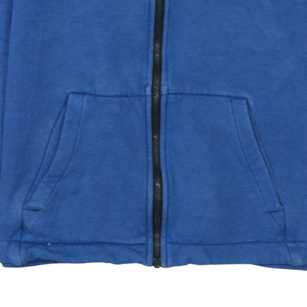 Nike Men's Blue Full Zip Hoodie Size M Cotton Blend