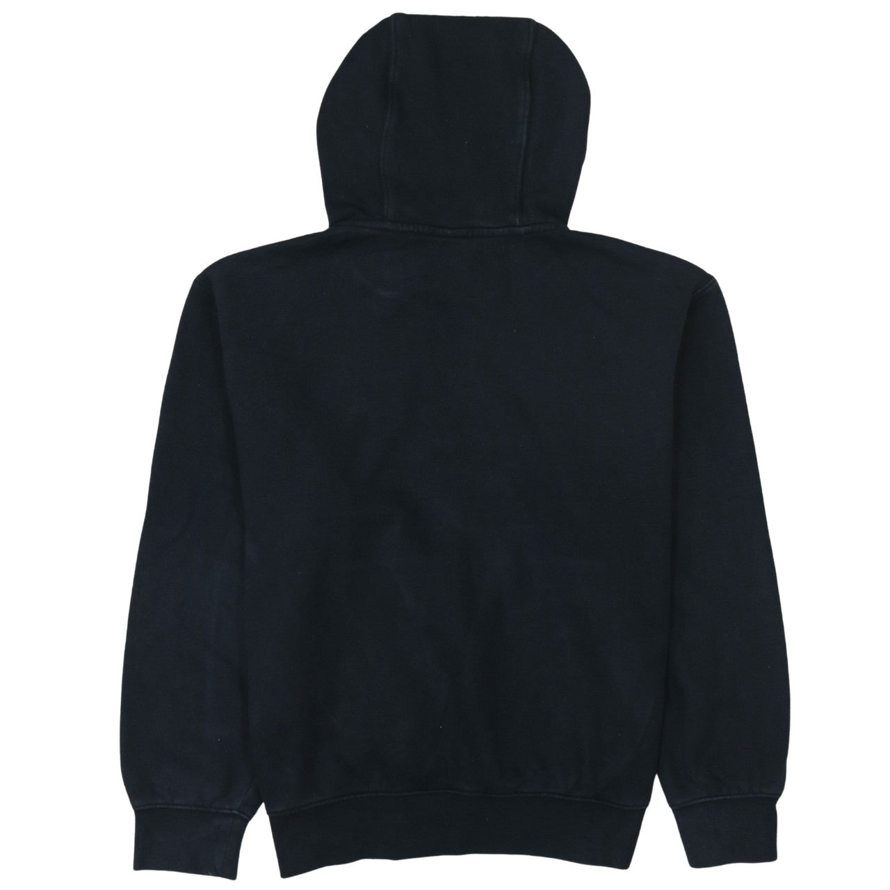 Nike Men's Black Small Pullover Hoodie with Logo and Kangaroo Pocket