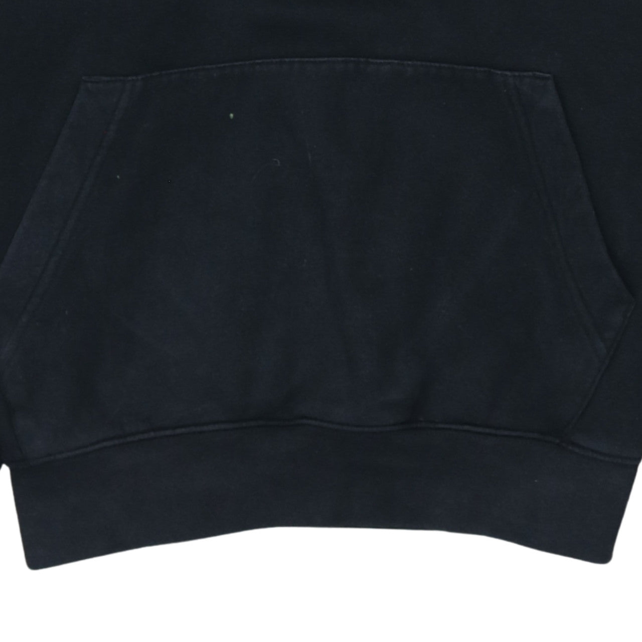 Nike Men's Black Small Pullover Hoodie with Logo and Kangaroo Pocket
