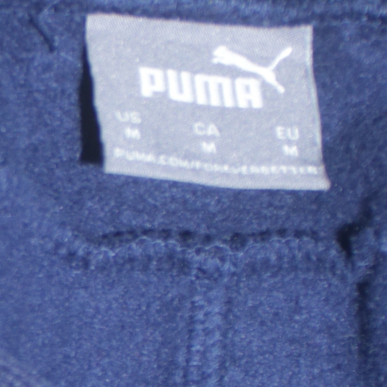 Puma Men's Blue M Jogger Sweatpants Tapered Fit Activewear