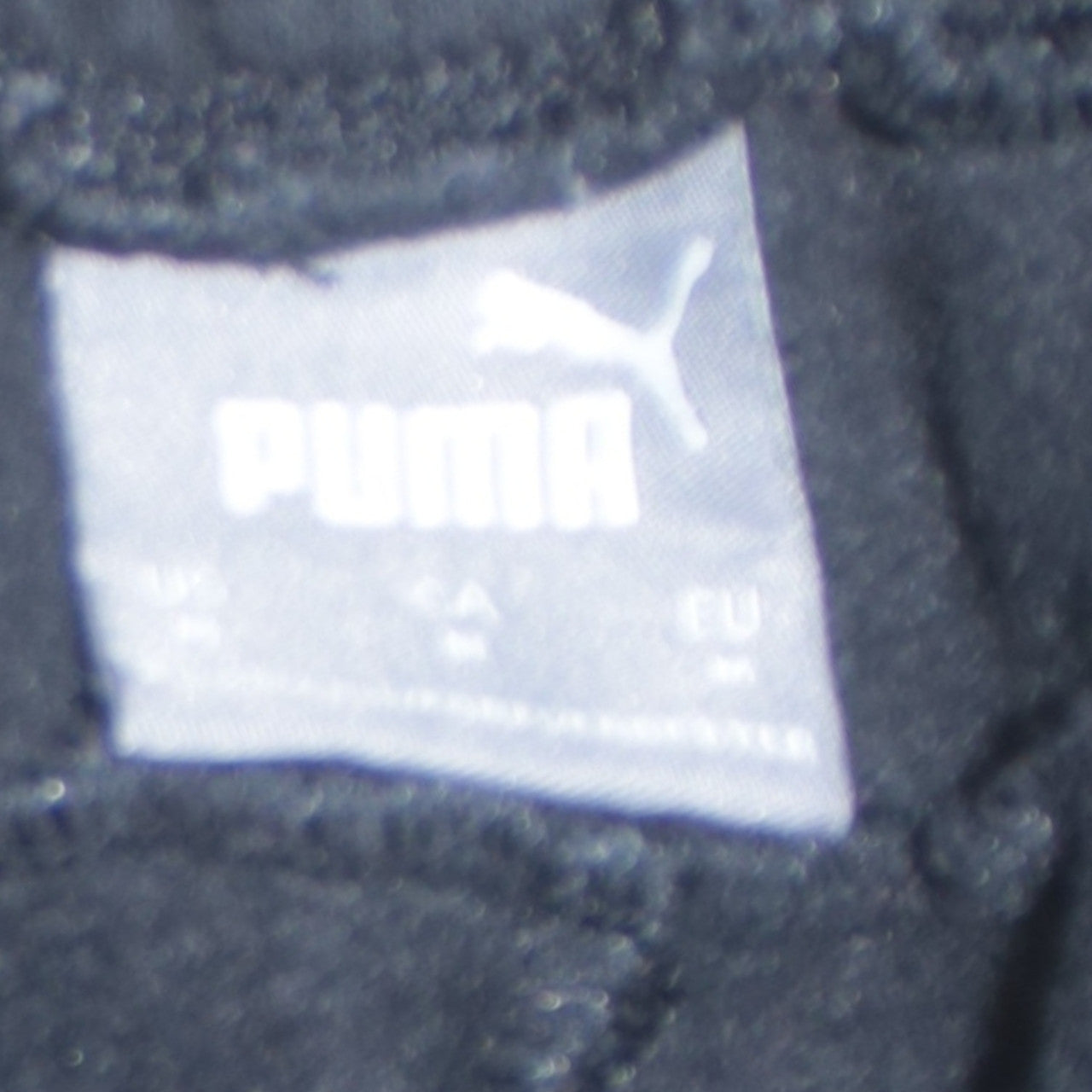 Puma Men's Black Jogger Trousers M Side Stripe Fleece Track Pants