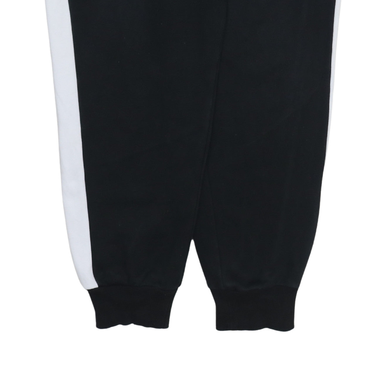 Puma Men's Black Jogger Trousers M Side Stripe Fleece Track Pants