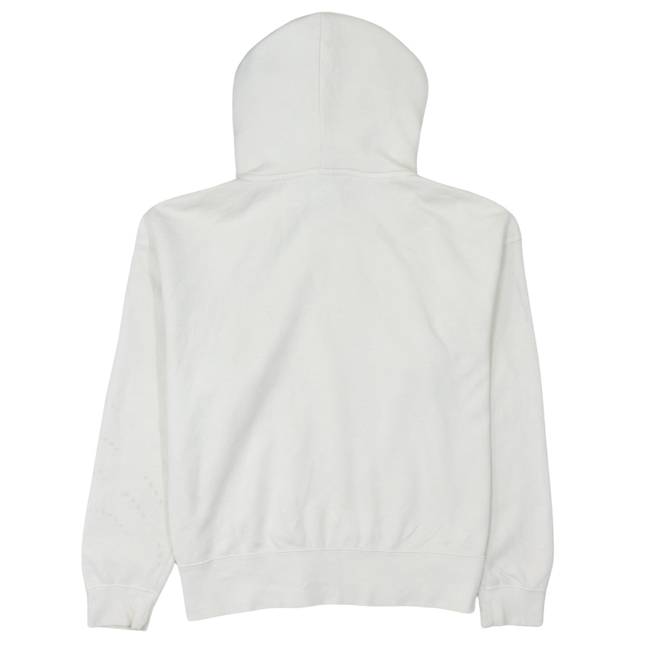 Nike Men's White Pullover Hoodie M Regular Fit Fleece Sweatshirt