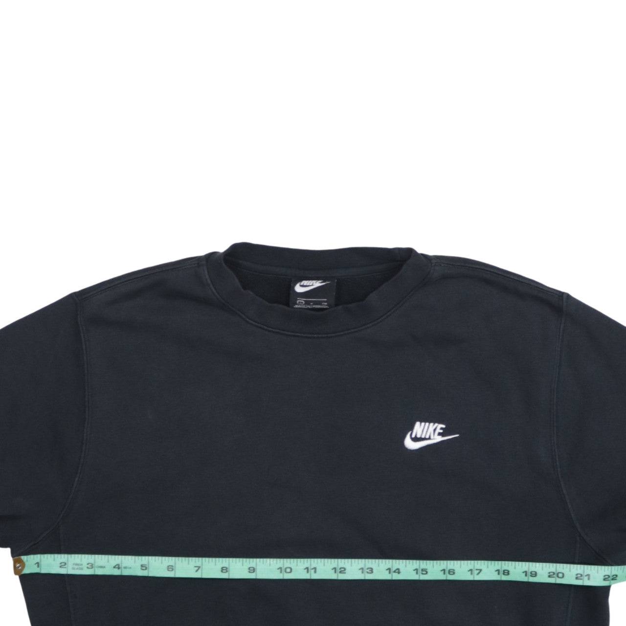 Nike Women’s Black Small Pullover Sweatshirt Crew Neck Cotton Blend