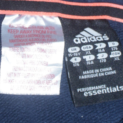 Additional view of Adidas boys’ navy blue pullover hoodie 15-16 years performance essentials