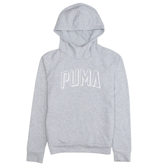 Puma Men's Grey Pullover Hoodie Size S Regular Fit Sportswear