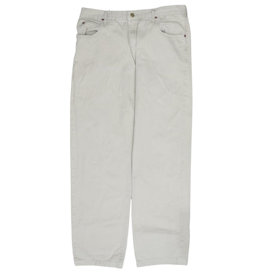 Lee Men's Beige Cotton Chino Trousers 36x34 Regular Fit