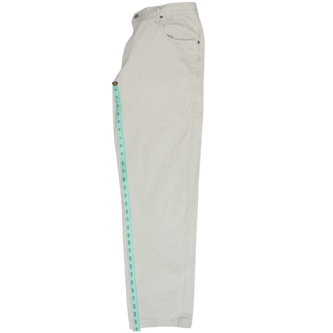 Lee Men's Beige Cotton Chino Trousers 36x34 Regular Fit
