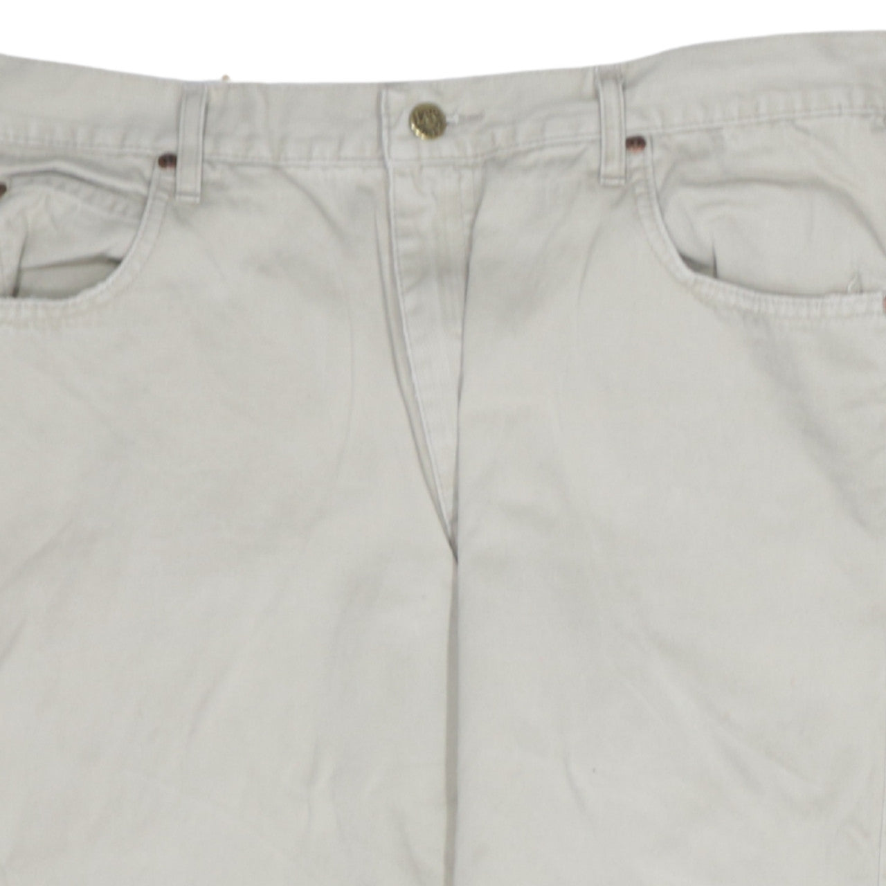 Lee Men's Beige Cotton Chino Trousers 36x34 Regular Fit