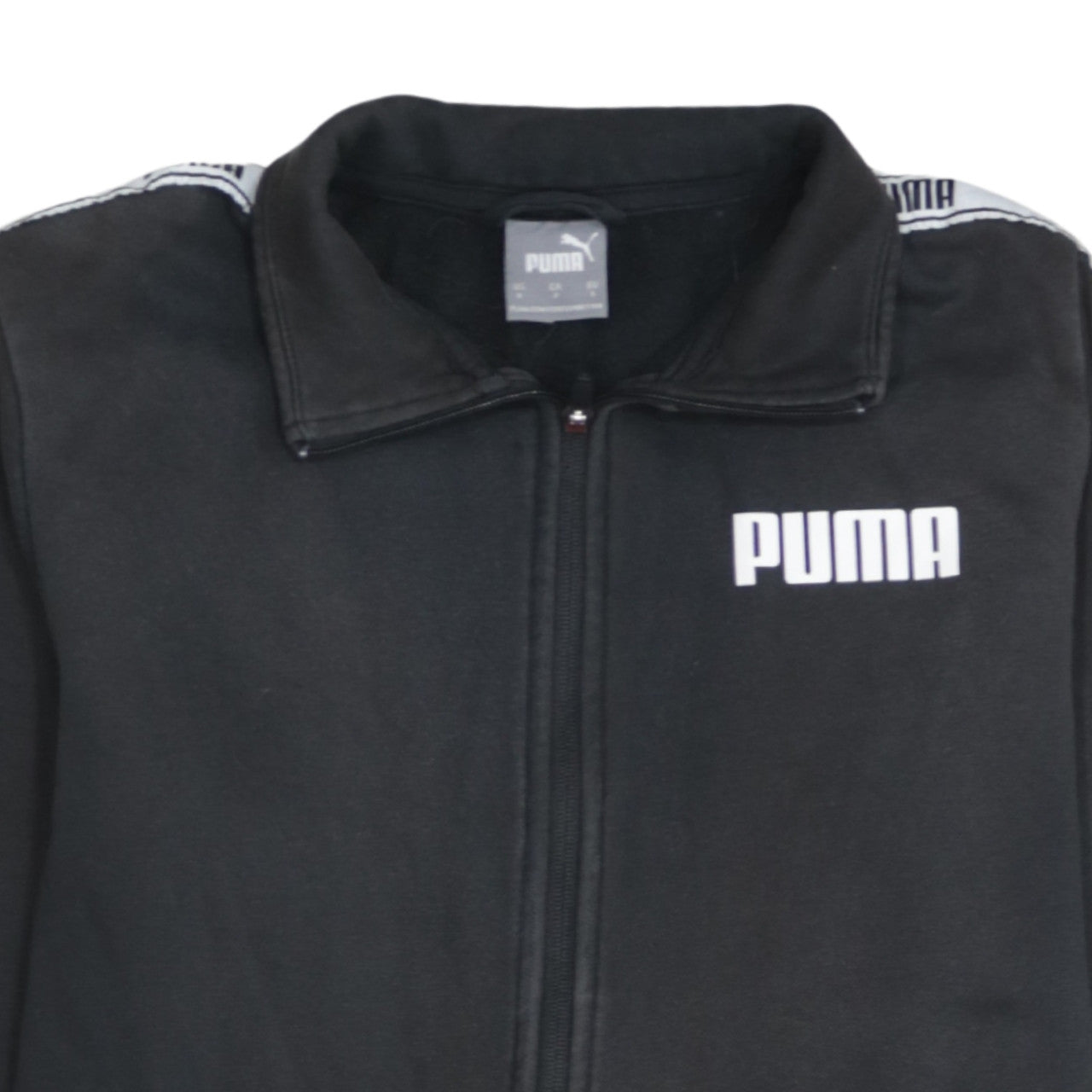 Puma Men's Black Small Full Zip Track Sweatshirt Jacket