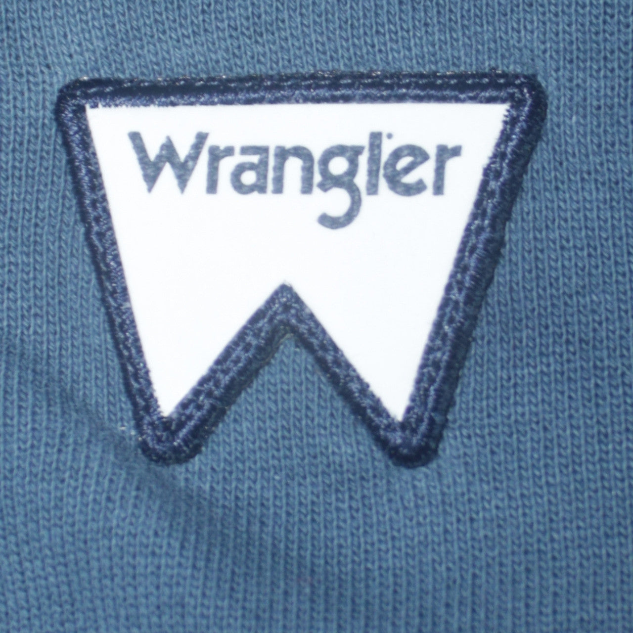 Wrangler Men's Blue Tie-Dye Cotton Crew Neck Sweatshirt L