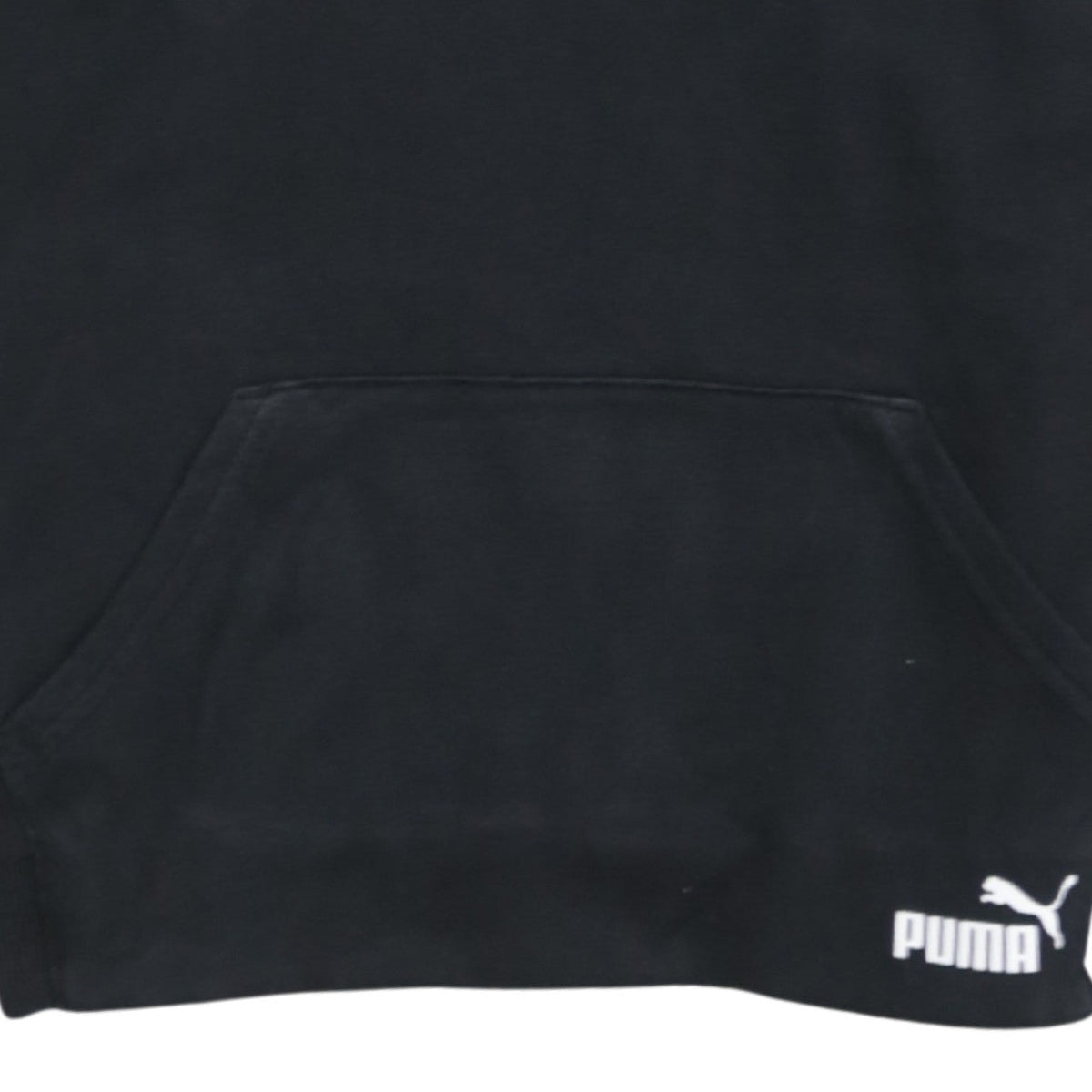 Puma Boys White and Black Pullover Hoodie Size 13-14 Years Colourblock