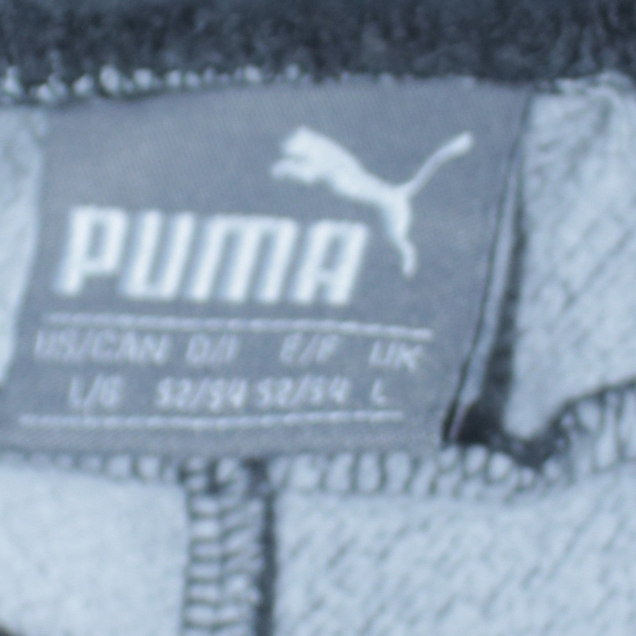 Puma Men's Grey Jogger Sweatpants L Fleece Activewear Tapered Fit