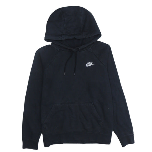 Nike Men's Black Pullover Hoodie Small Fleece Logo Sportswear