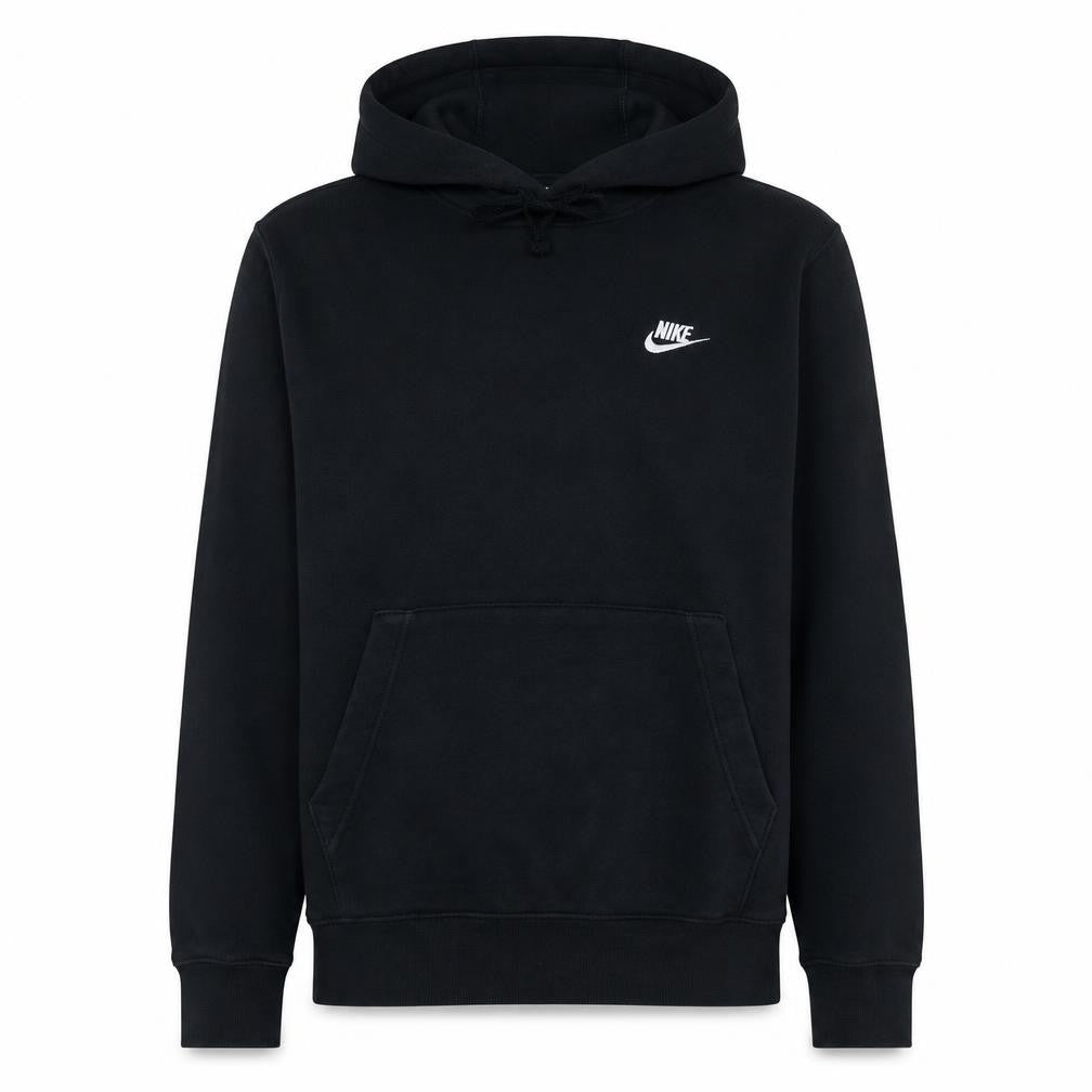 Nike Men's Black Small Pullover Hoodie Fleece Sweatshirt